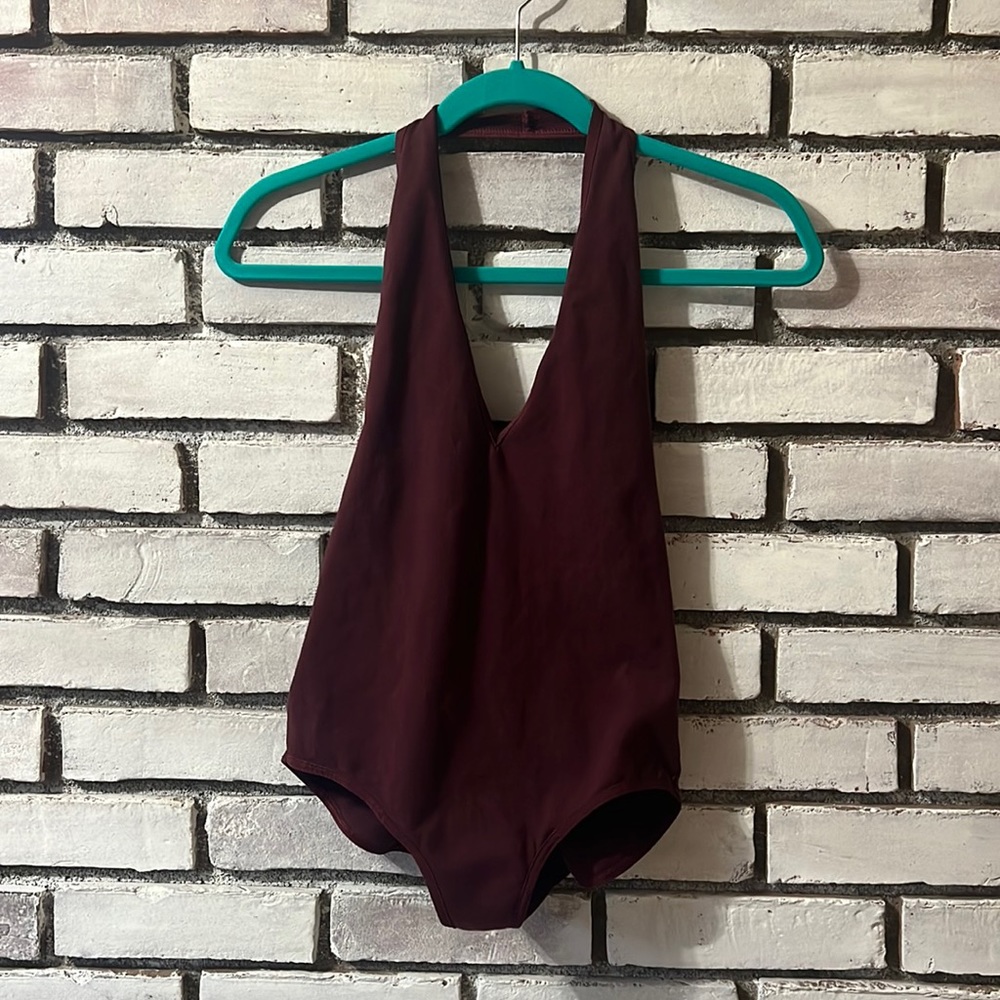 American Apparel Halter Bodysuit
